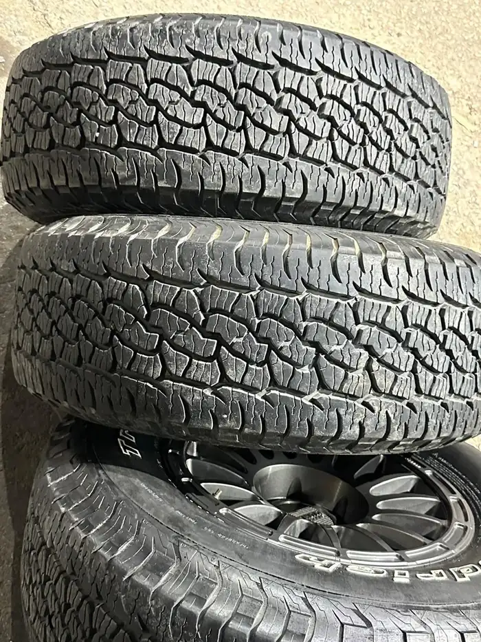 كفرات ربع حجري بي اف مع جنوط ميثود مقاس 17 1