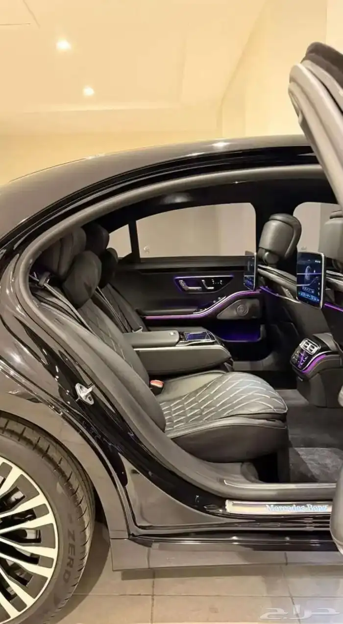 مرسيدس S 580 موديل 2021 اللون الأسود الملكي 9