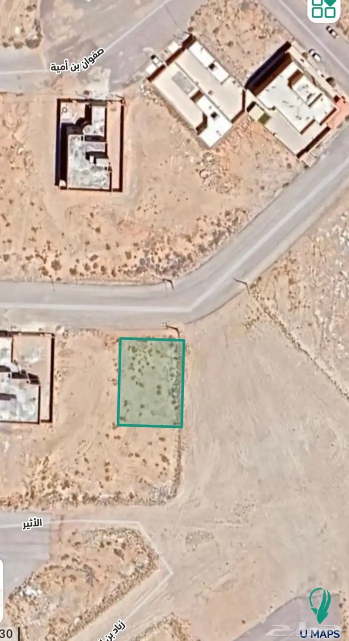 للبيع ارض على ثلاث شوارع البكيرية حي الامل 2