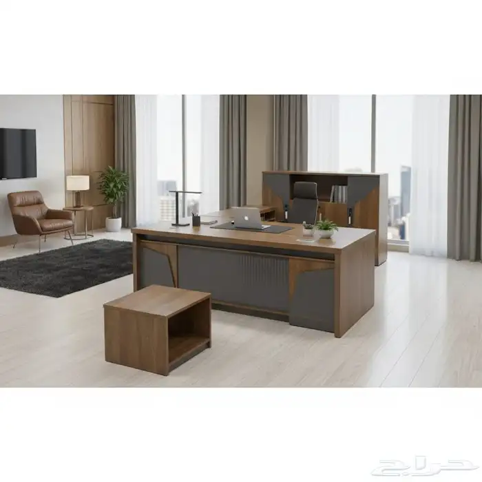 جديد اثاث مودرن مكتبي متوفرج. (وموجود التوصيل  والتركيب 2