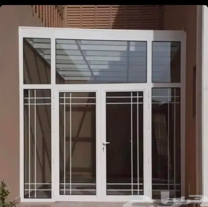 ابواب المنيوم دبل عادي باب كلادينج سواتر مظلات هناجر 0