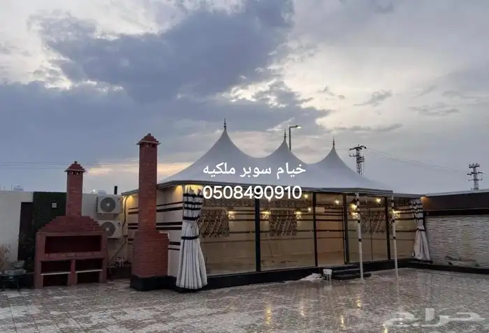 بيوت شعر ملكية مشبات رخام واجهات قزاز خيام الرياض خيام ملكيه 8