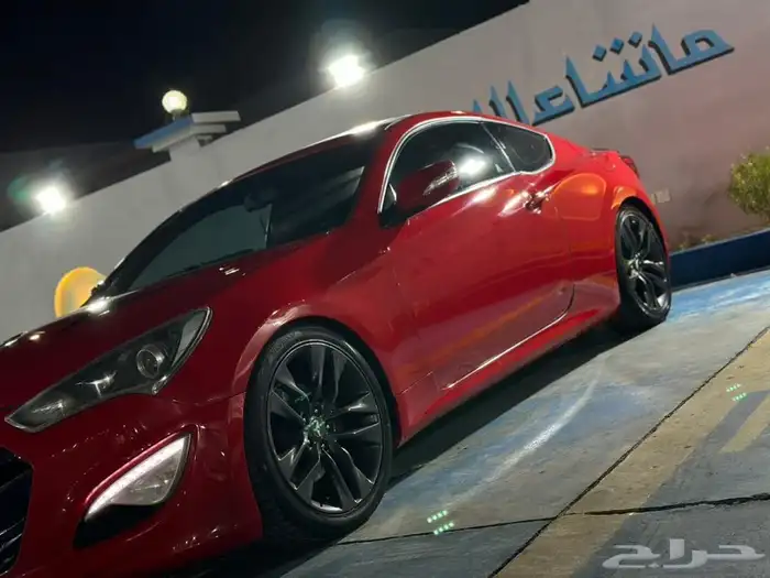 هيونداي جنسس كوبيه 2013 فل كامل لون احمر ناري نادر 4