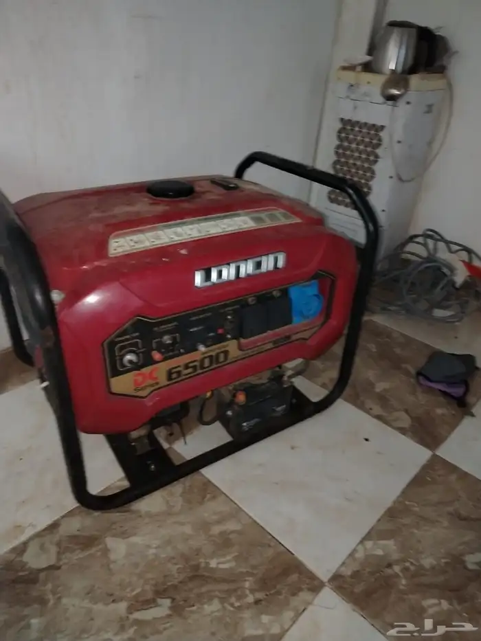 ماطور كهرباء لينسن 6500 وات شبه جديد شغال على الشرط 1