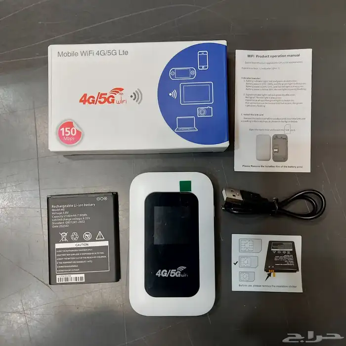 راوتر واي فاي محمول 4G LTE سرعات تصل ل 150 ميجا بايت 1