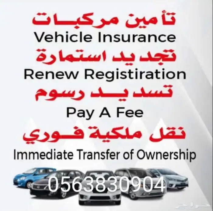 ابو حسن للتأمين ونقل الملكيه بأقل الأسعار 0