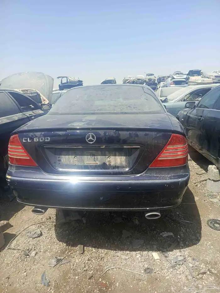 مرسيدس CL 600تون تيربوا مديل 2004تشليح قطع غيار السيارات 1