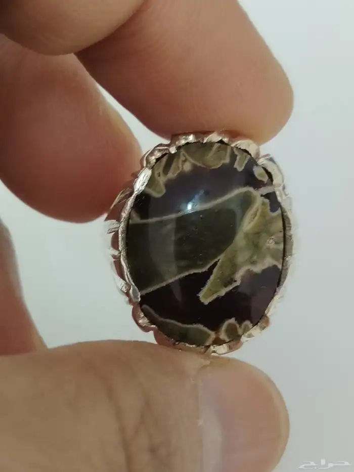 خاتم فضه بحجر العقيق اليماني 4