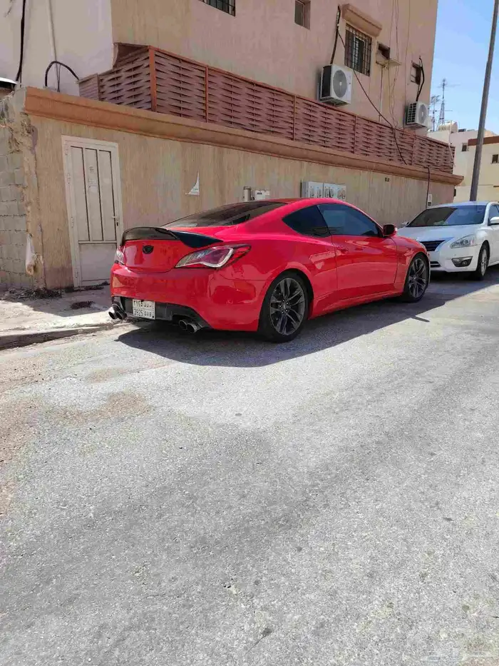 هيونداي جنسس كوبيه 2013 فل كامل لون احمر ناري نادر 7