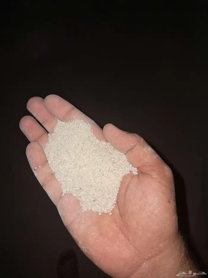 رمل السيليكا وكربونات الكالسيوم جميع المقاسات 4