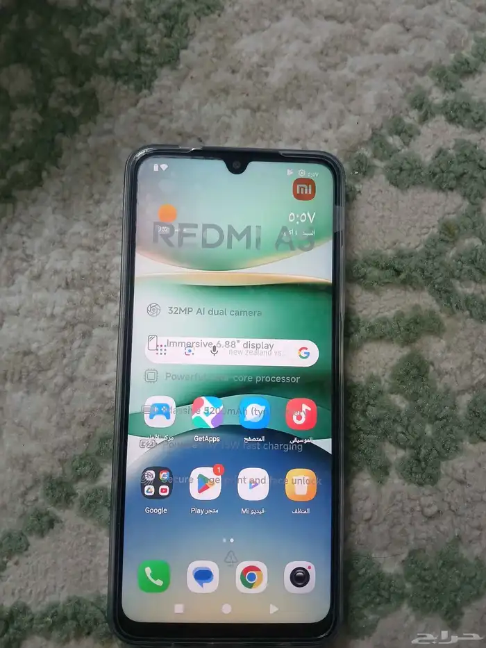 للبيع جوال redmi a5 مميز تقدر تحط شريحتين و ذاكره 0