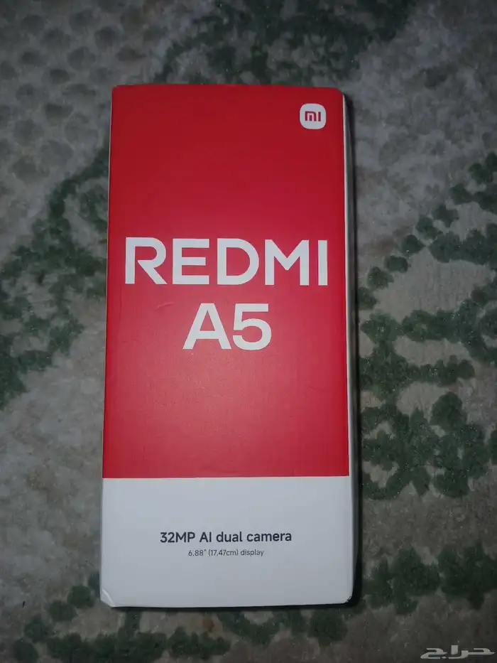 للبيع جوال redmi a5 مميز تقدر تحط شريحتين و ذاكره 6