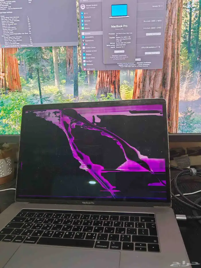 MacBook Pro 2018 - Core i9 ومواصفات عالية 0