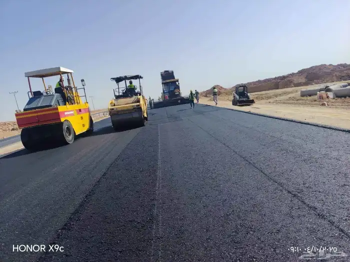 تأجير جميع معدات الأسفلت والطرق تنفيذ أعمال الطرق بلمتر 2
