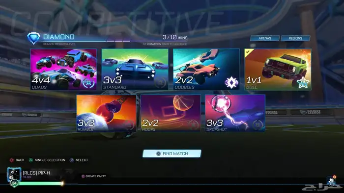 حساب روكيت وفورت سوني 2