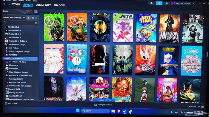 بي سي PC مع حساب ستيم اوفلاين فيه 300 لعبة 2