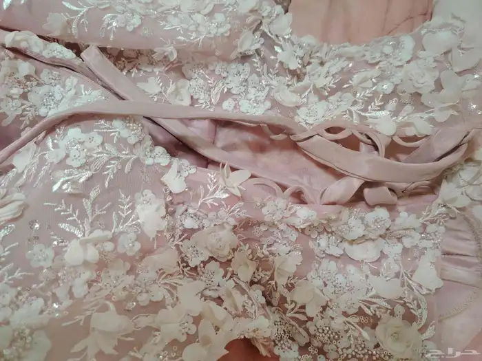 فستان سهرة فخم ينفع لملكة او اخت عروس 5