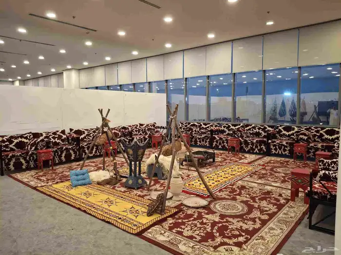 تاجير جلسات شعبيه خيم بيت شعر تاجير جميع لوازم الحفلات 15
