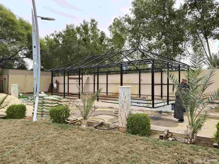 خيام ومجالس ملكية خيام الصقور بيةت شعر تغير داخلي 1