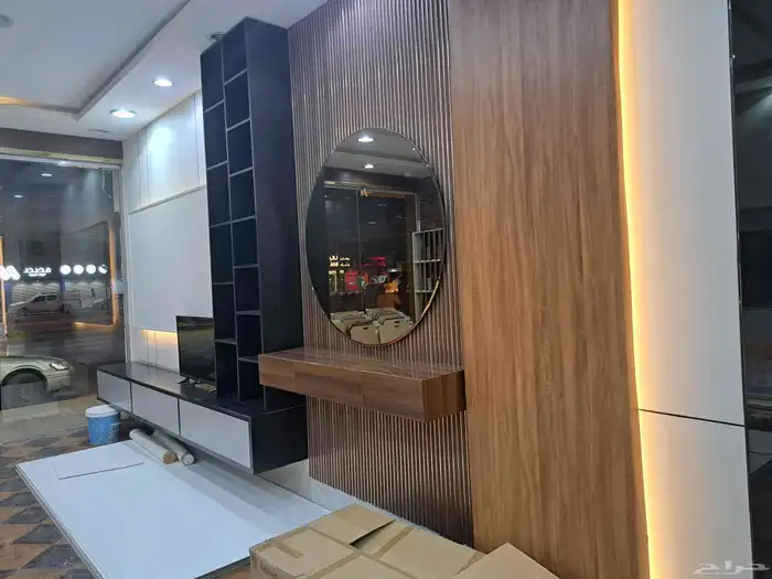 ديكورات شيبوارد جبس مستعار نعلات منزليه باركيه ضد الماء دهان 28
