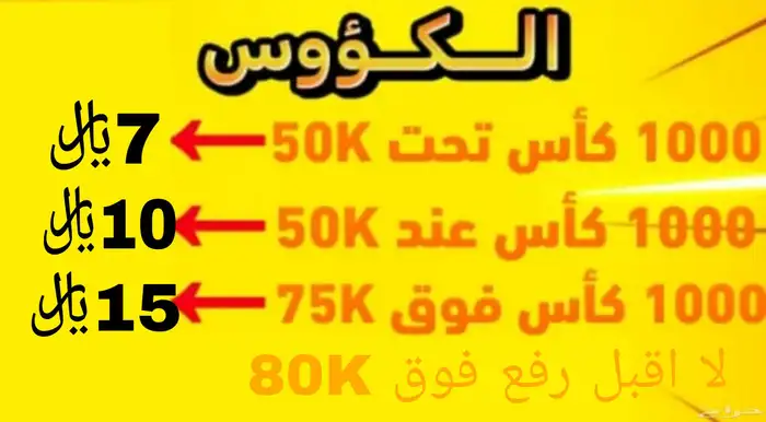 رفع كوؤس ورانك لحسابك في براول وبرستيج 0
