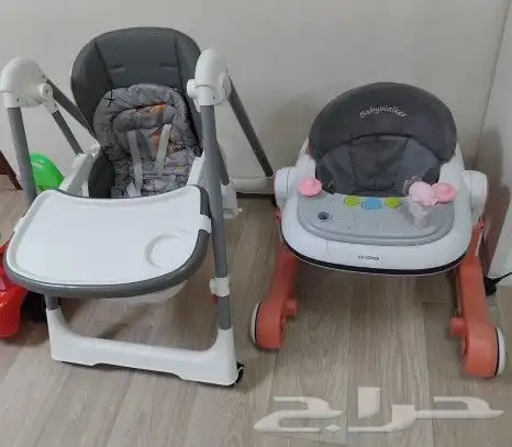 سرير وجلاسة وعربة وكرسي سيارة وكرسي طعام ومستلزمات اطفال 8