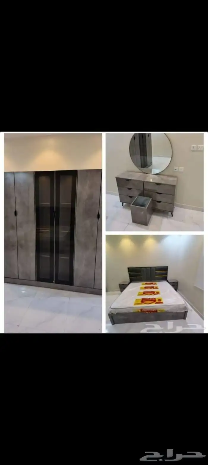 غرف نوم جديده جاهزه 6قطع بسعر المصنع 0
