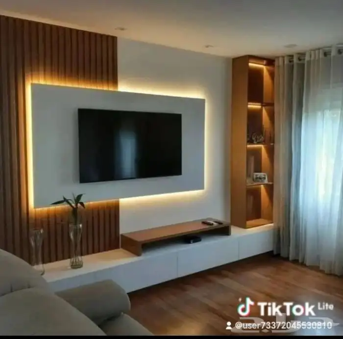 ديكورات داخليه واجهه شاشه شيبورد 2