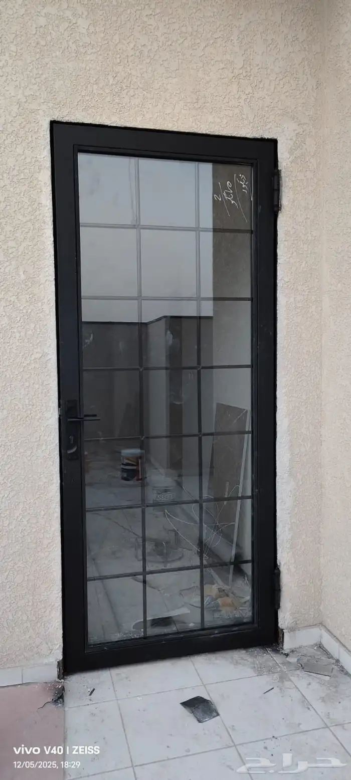 ابواب المنيوم دبل عادي باب كلادينج سواتر مظلات هناجر 5