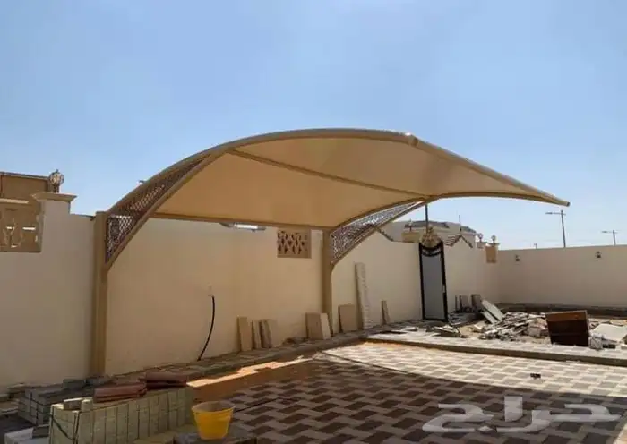 مظلات مواقف للسيارات مشاريعه 1