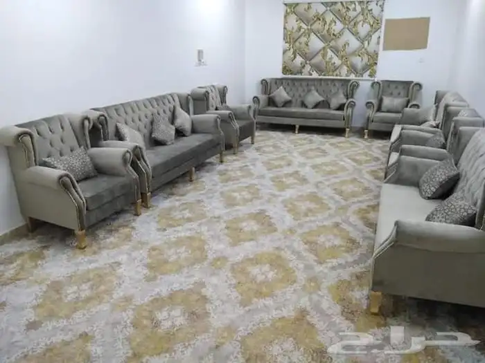 كنب او ستائر اومساند او تنجيد او جديد 5