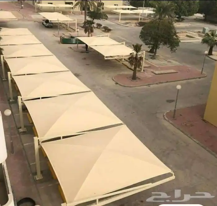 مظلات مواقف للسيارات مشاريعه 6