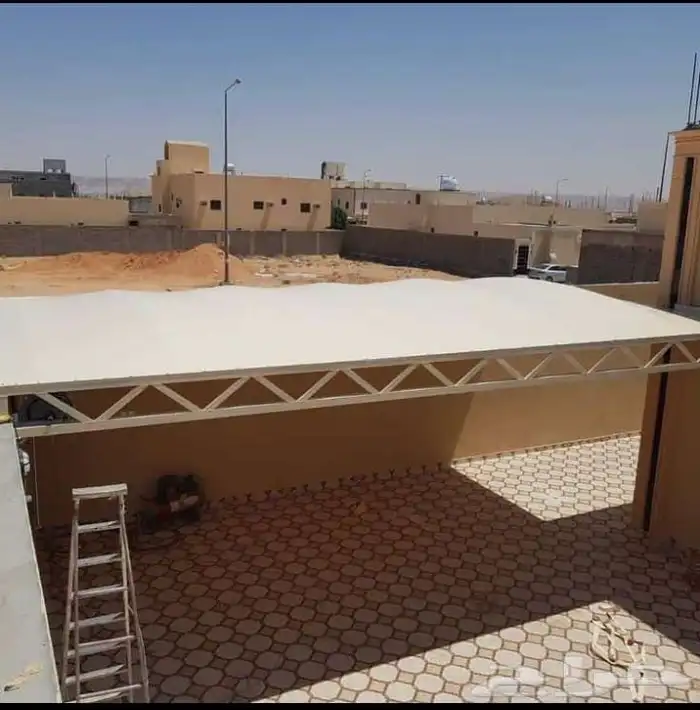 مظلات مواقف للسيارات مشاريعه 8