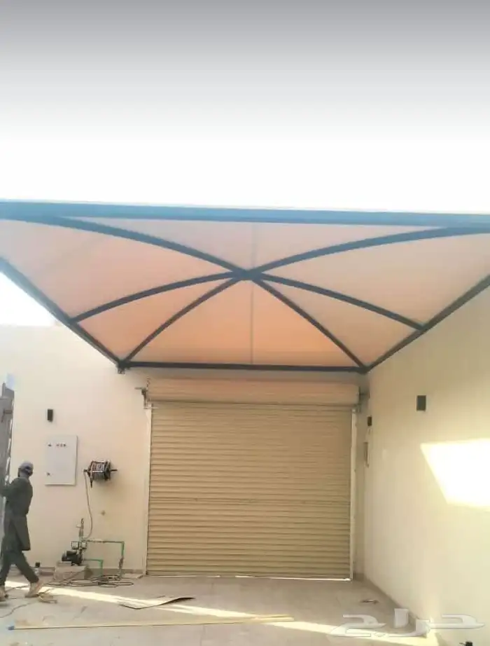 مظلات مواقف للسيارات مشاريعه 0