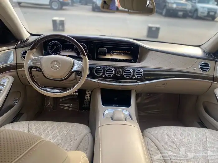 مرسيدس S 500 موديل 2014 زرار 4 عداد 147000 6