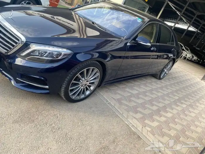 مرسيدس S 500 موديل 2014 زرار 4 عداد 147000 2