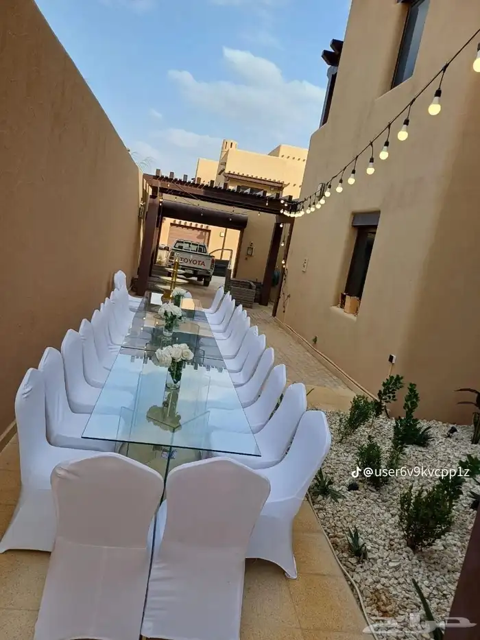 تاجير كنب جلسات شعبية كراسي طاولات 0