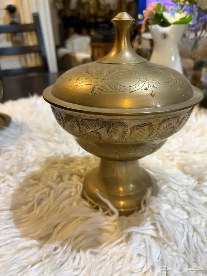 نحاسيات دلل لوحة مباخر فازات اسعار للك قطعه سعر 4