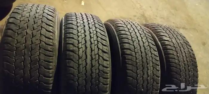 نعرض لكم كفرات دنلوب ياباني وكاله شد بلد مقاس 265 65 17 6