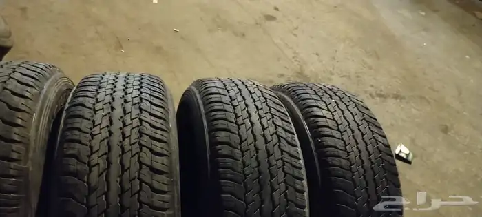نعرض لكم كفرات دنلوب ياباني وكاله شد بلد مقاس 265 65 17 9
