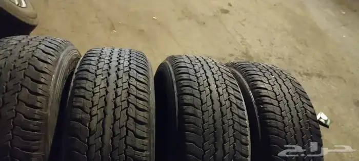 نعرض لكم كفرات دنلوب ياباني وكاله شد بلد مقاس 265 65 17 2