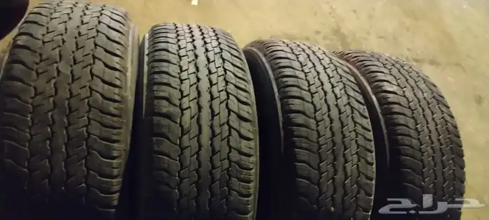 نعرض لكم كفرات دنلوب ياباني وكاله شد بلد مقاس 265 65 17 0