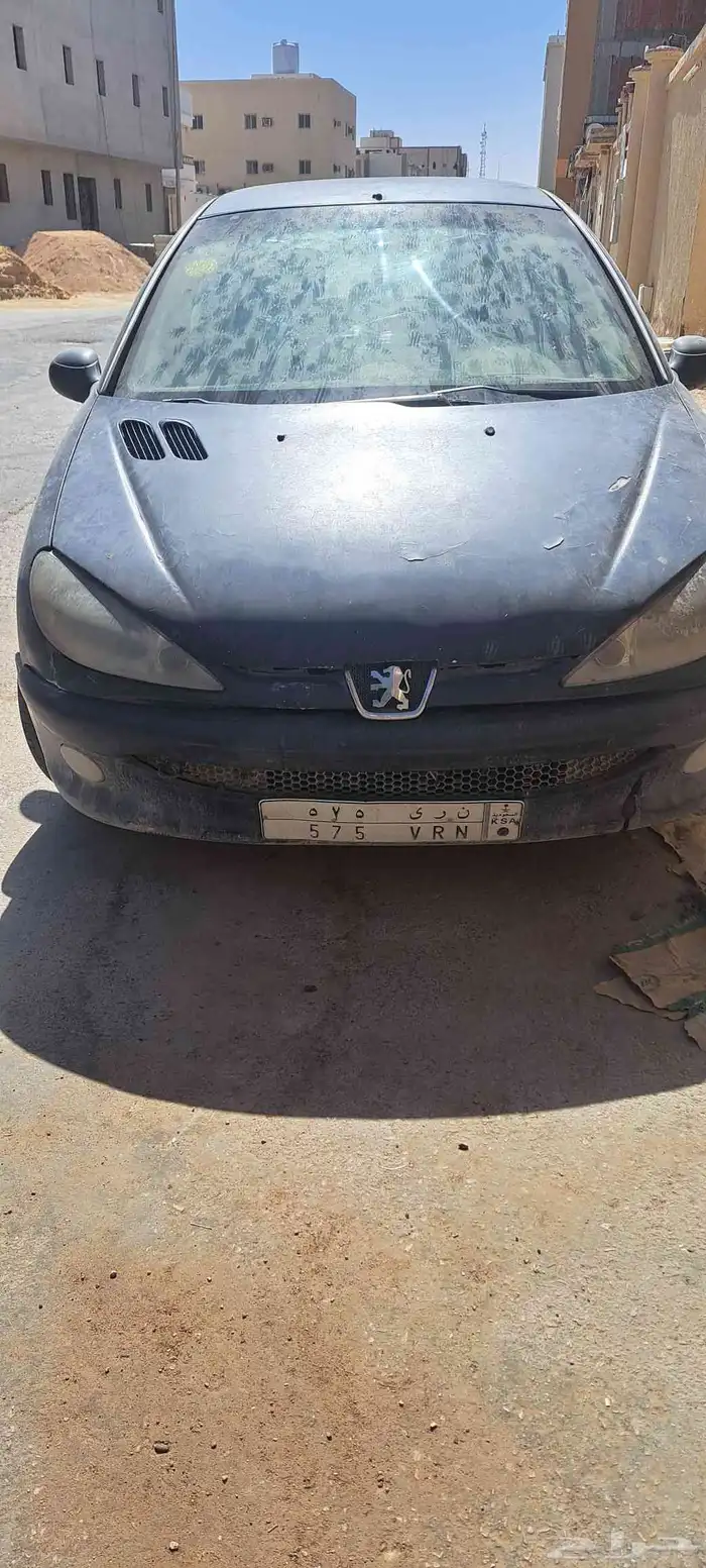 لوحة على سيارة بيجو 0