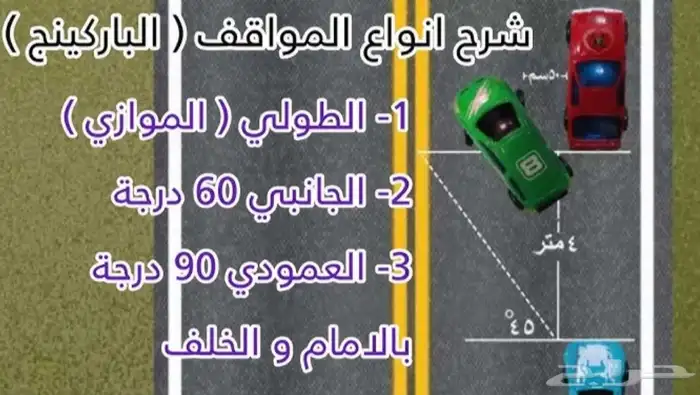 تدريب سياقة الوقوف الطولي والعرضي 7