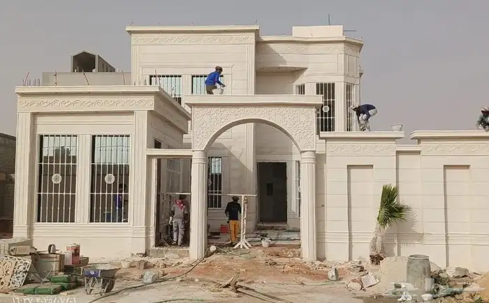 بديل الحجر الطبيعي دغنيك عن التلييس العيدي وعن البوياء 1