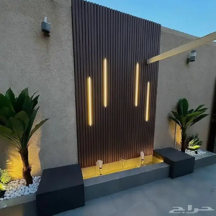 تصميم احواض مركان فيبر جلاس شلالات ونوفير جلسات خارجيه 7