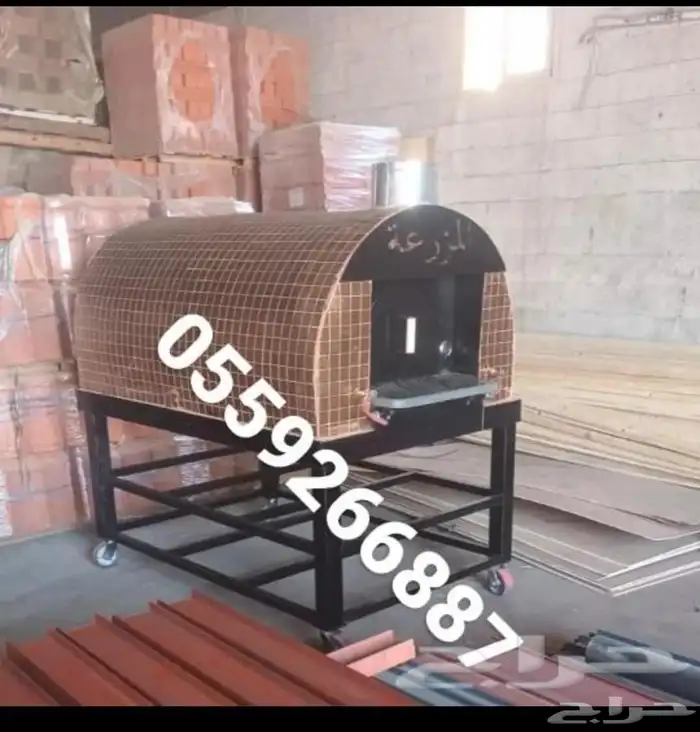 فرن بيتزا نابولي فرن حجري متحرك فرن خبز 1