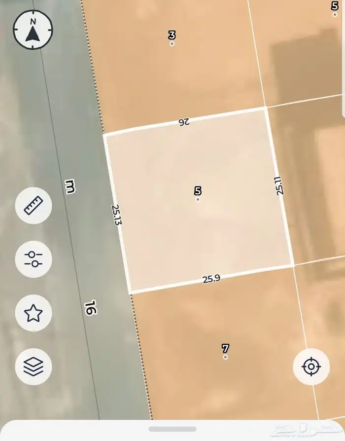 ارض للبيع بموقع مميز مساحة 325م 0