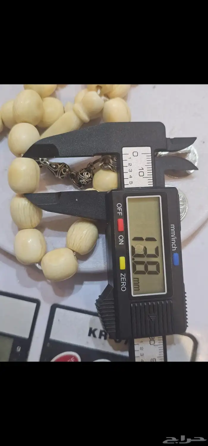 سبحه عاج ناب الفيل انتيك 4