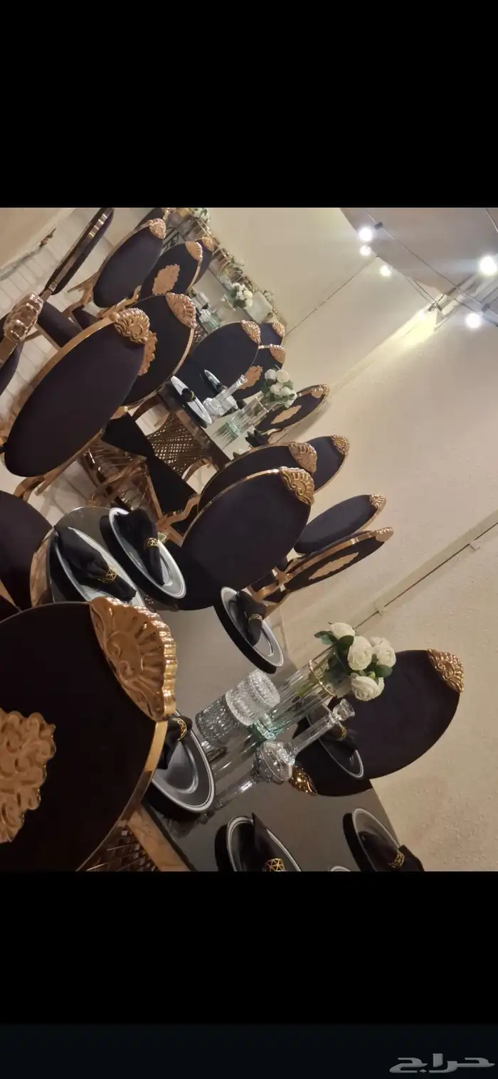 للحفلات والمناسبات قهوجينن وصبابين كراسي بنوعها اطولات بأنوا 8